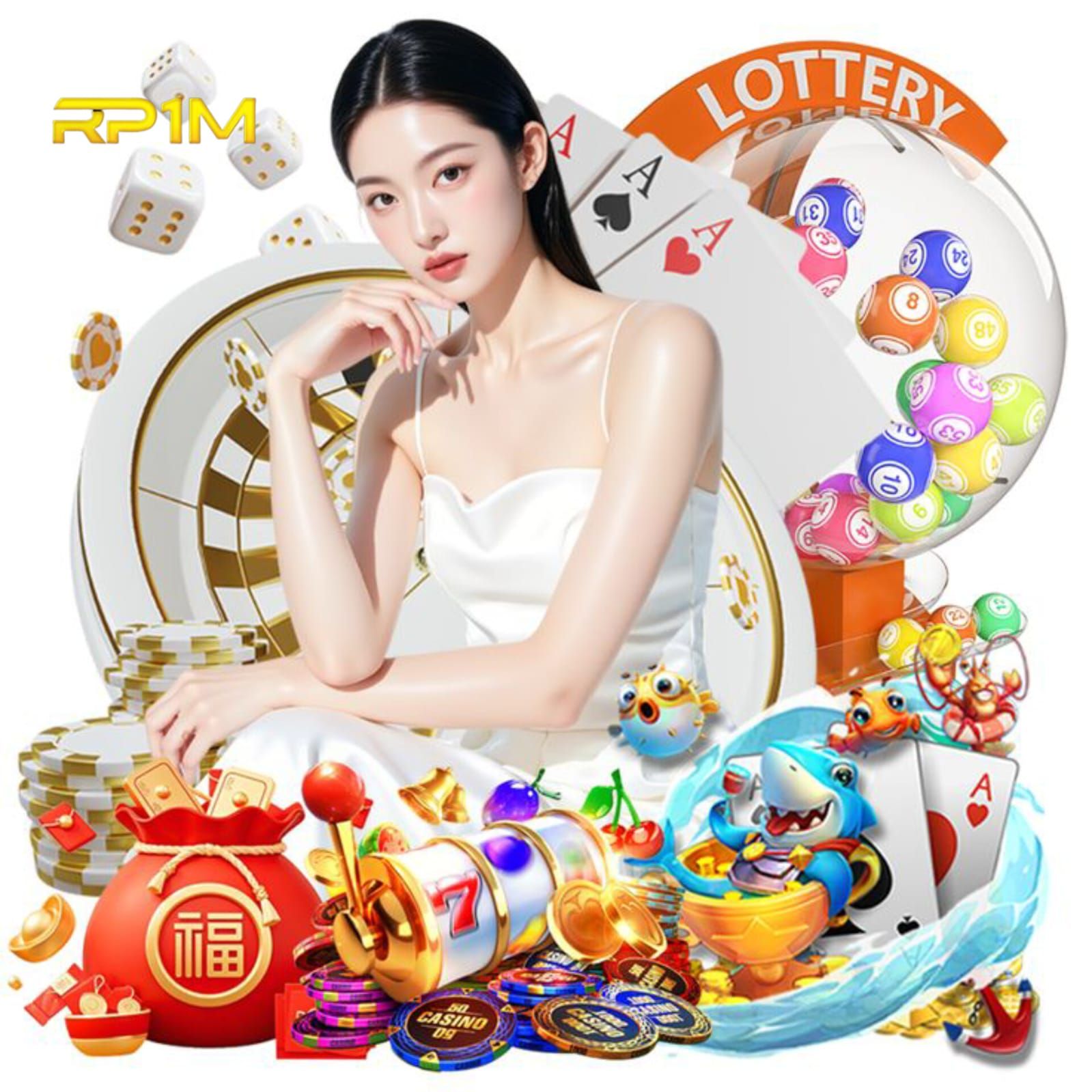 Lightning Dice live studio with three dice and croupier